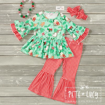 Christmas Sweets Girl 2 Piece Long Sleeve
