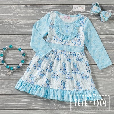 Family Winter Wonderland Long Sleeve Dress