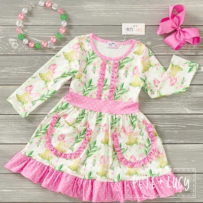 Magical Forest Long Sleeve Dress
