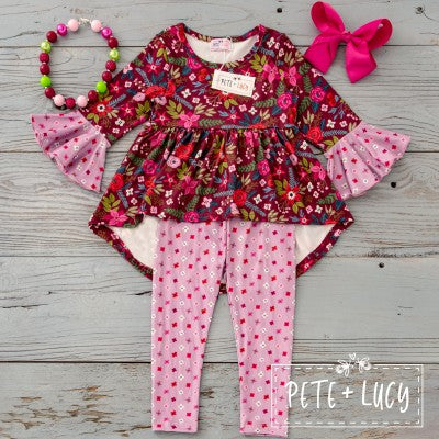 Folkloric Floral pant set