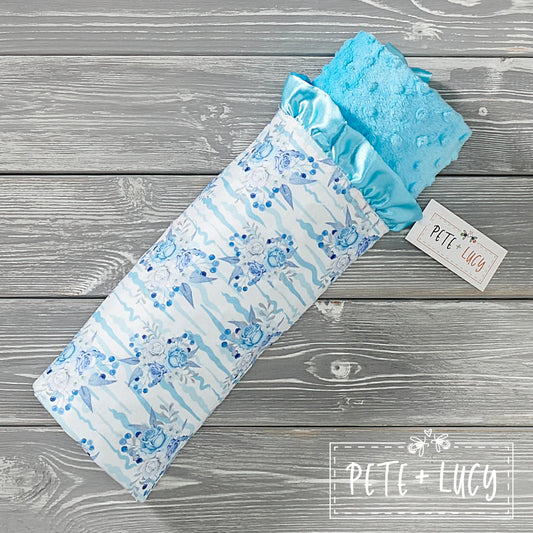 Family Winter Wonderland Minky Blanket